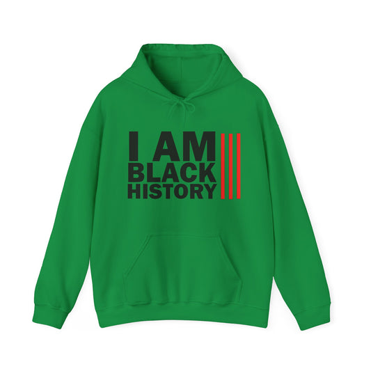 Chefao I Am Black History I, Unisex Heavy Blend Hooded Sweatshirt