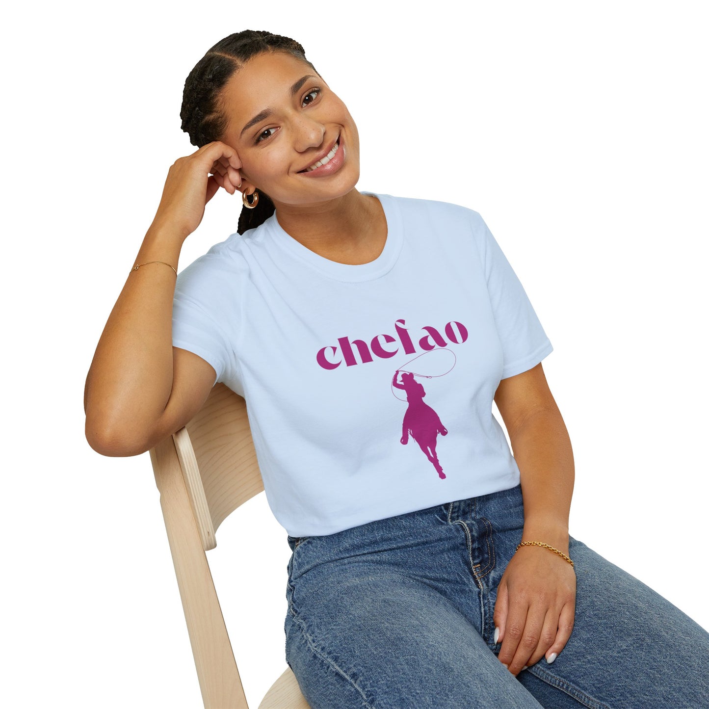 Chefao Cowgirl II, Unisex Softstyle T-Shirt