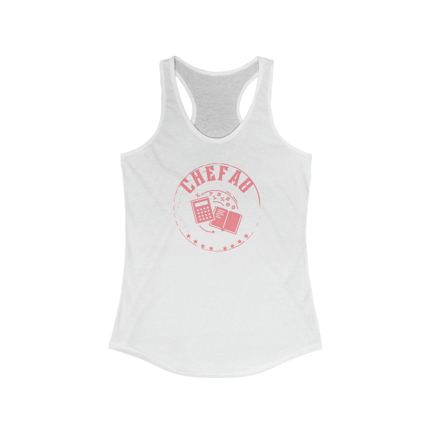 Chefao Accounting VI, Women's Racerback Tank