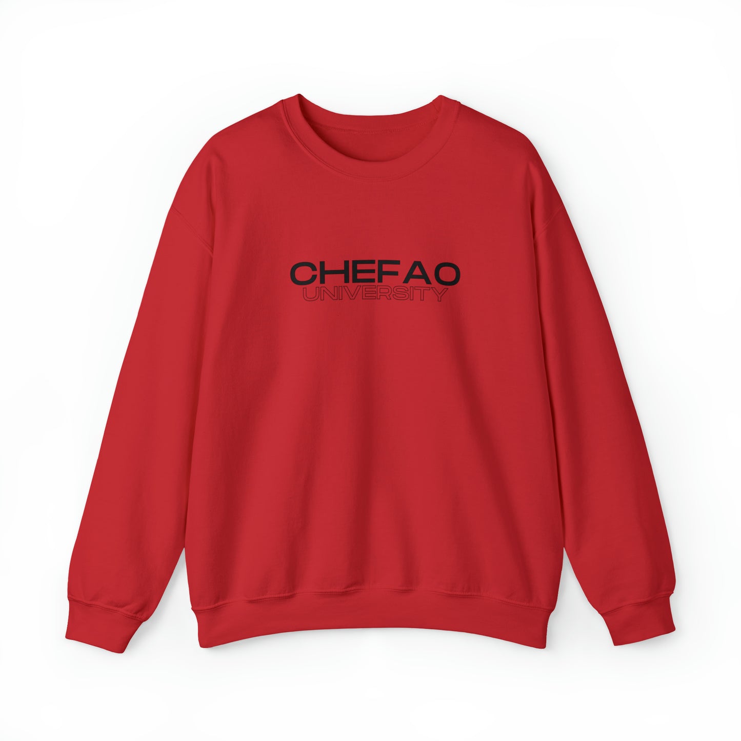 Chefao University I, Unisex Heavy Blend Crewneck Sweatshirt