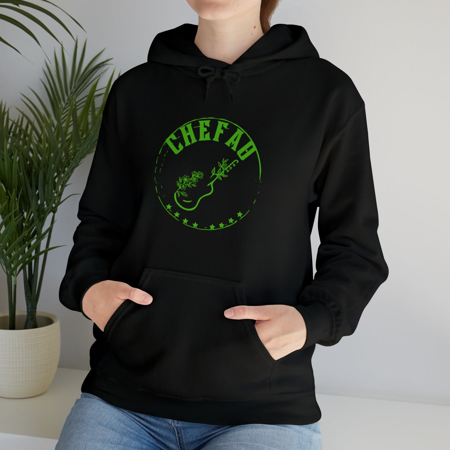 Chefao Guitar I, Unisex Heavy Blend Hooded Sweatshirt