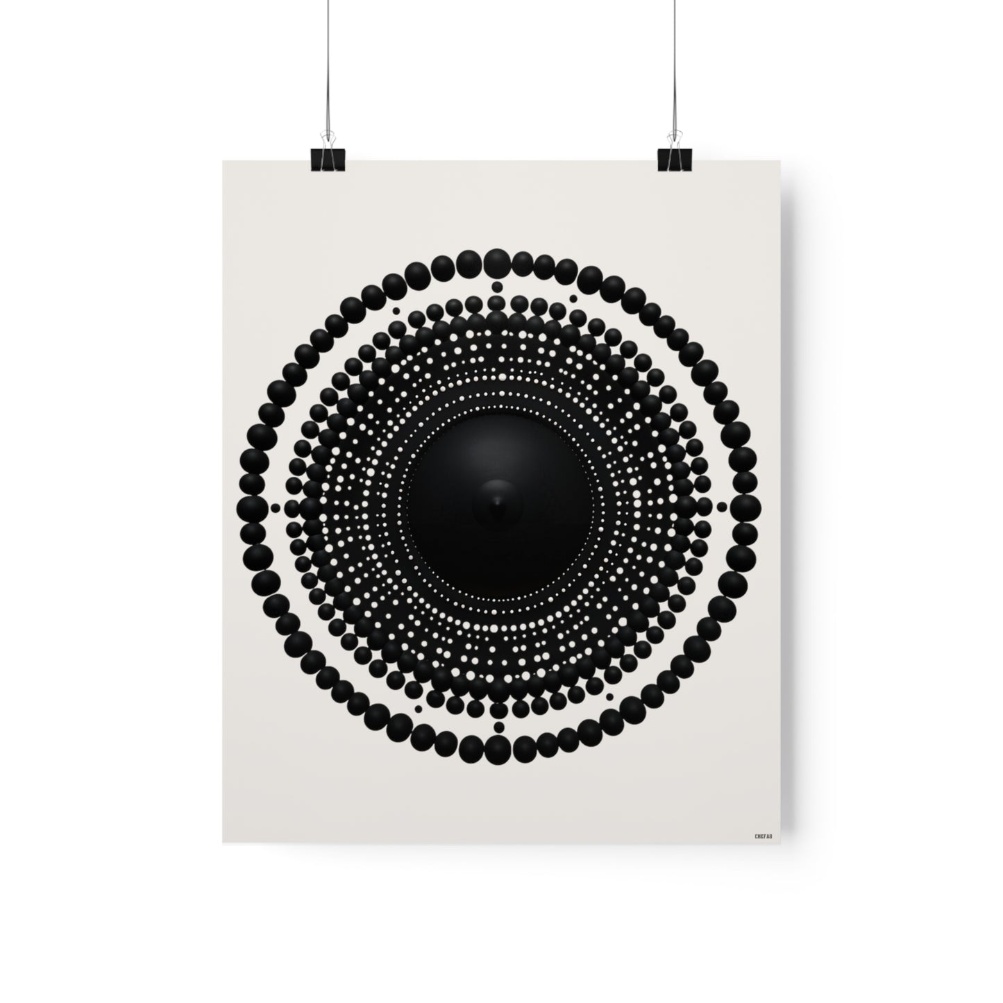 Chefao Connector Circle, Premium Matte Vertical Posters