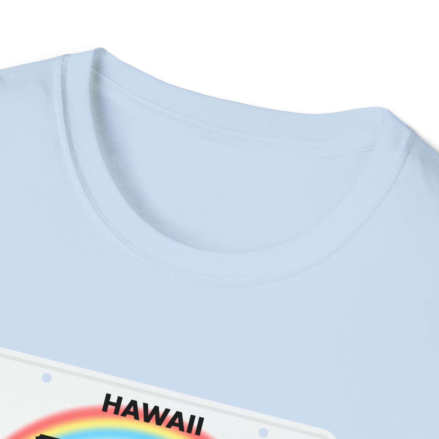 Chefao Hawaii License Plate I, Unisex Softstyle T-Shirt