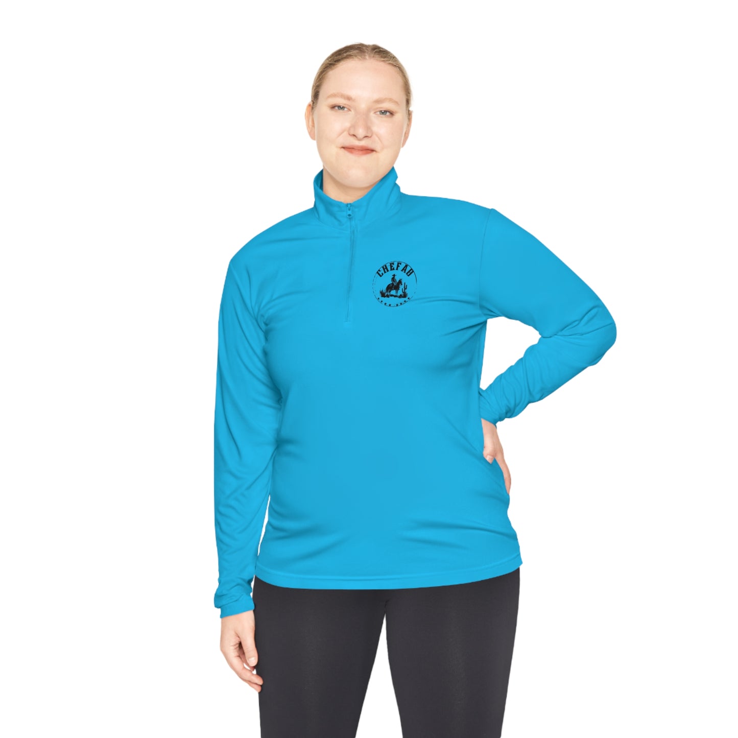 Chefao Cowboy I, Unisex Quarter-Zip Pullover