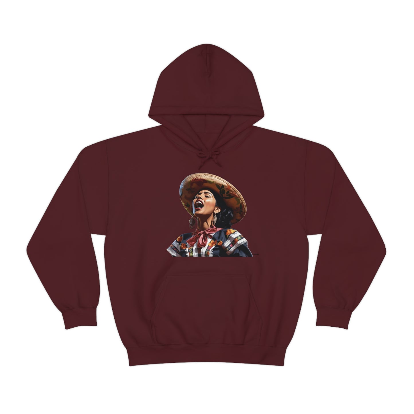 Mariachi Woman, Unisex Heavy Blend Hooded Sweatshirt