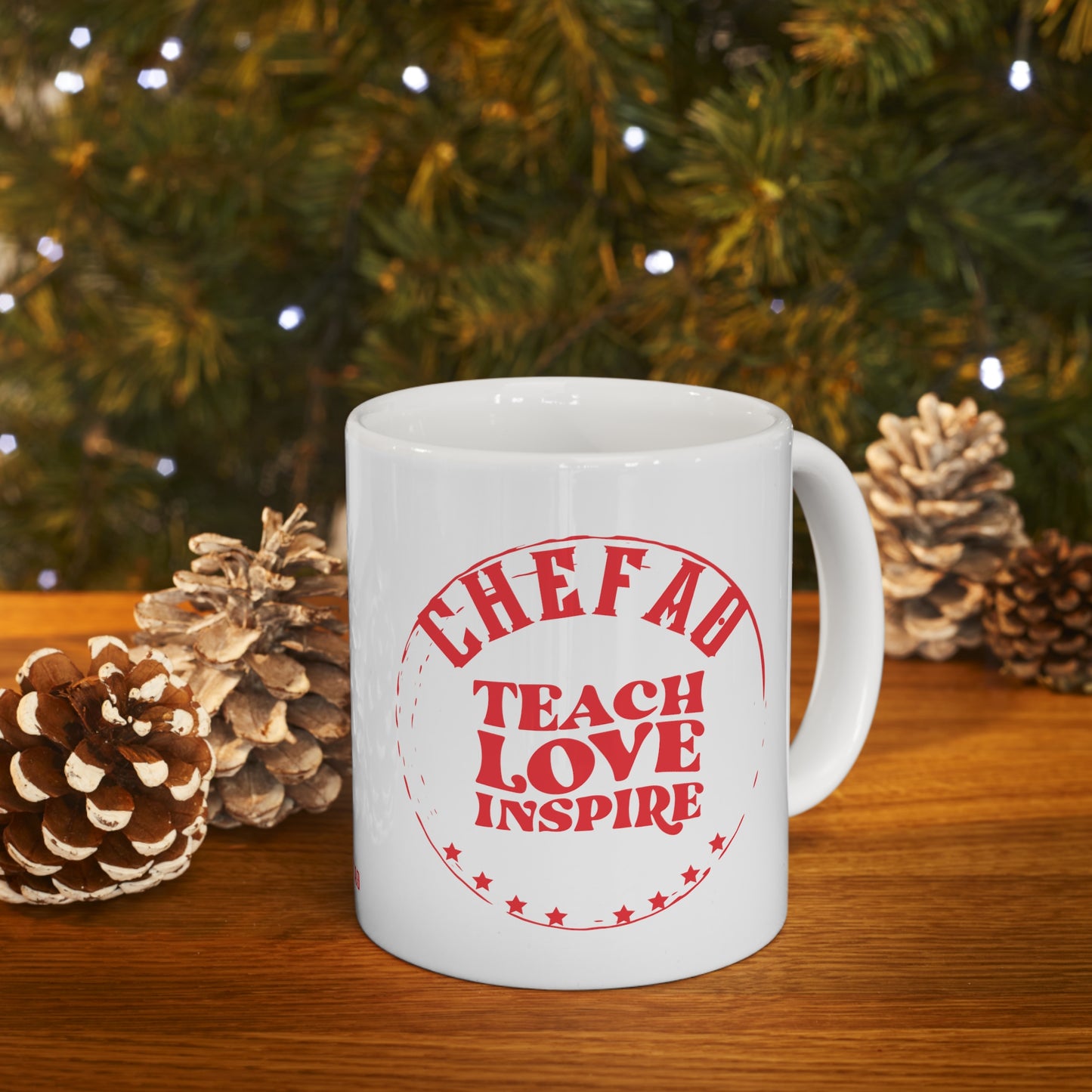 Chefao Teacher IV, White Coffee Mug, 11oz