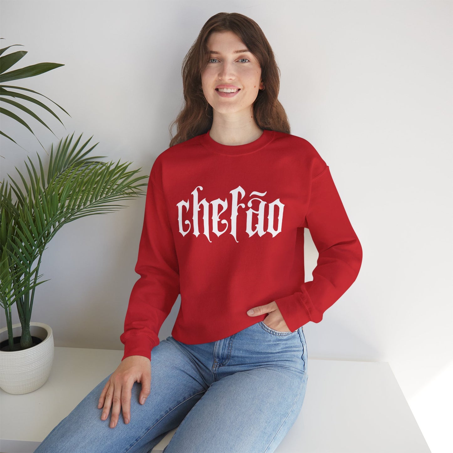 Chefao Amstrong, Unisex Heavy Blend Crewneck Sweatshirt