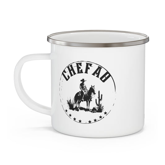 Chefao Cowboy I, Enamel Camping Mug