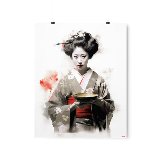 The Geisha, Premium Matte Vertical Posters
