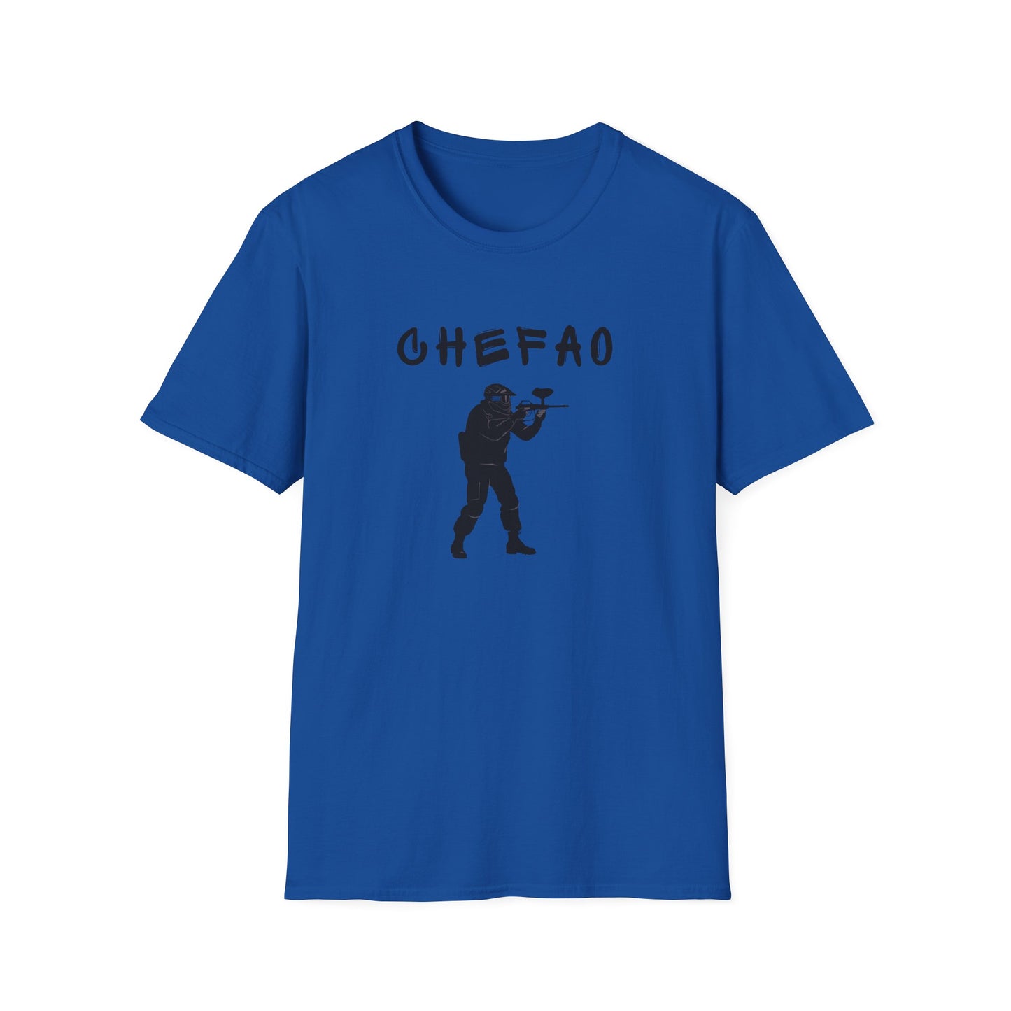 Chefao Paintball I, Unisex Softstyle T-Shirt