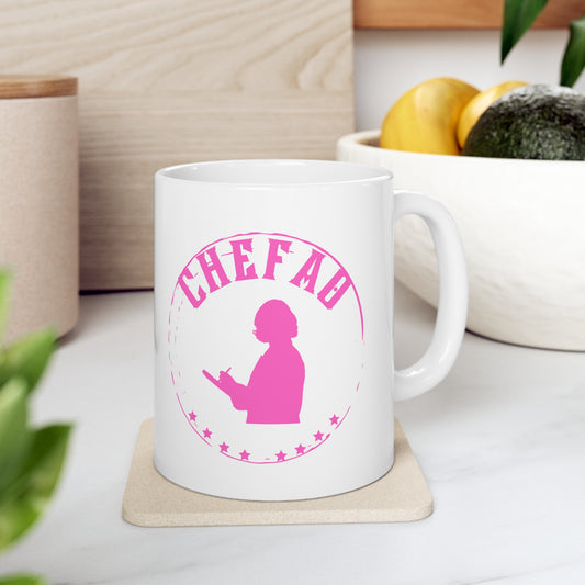 Chefao Teacher I, White Coffee Mug, 11oz