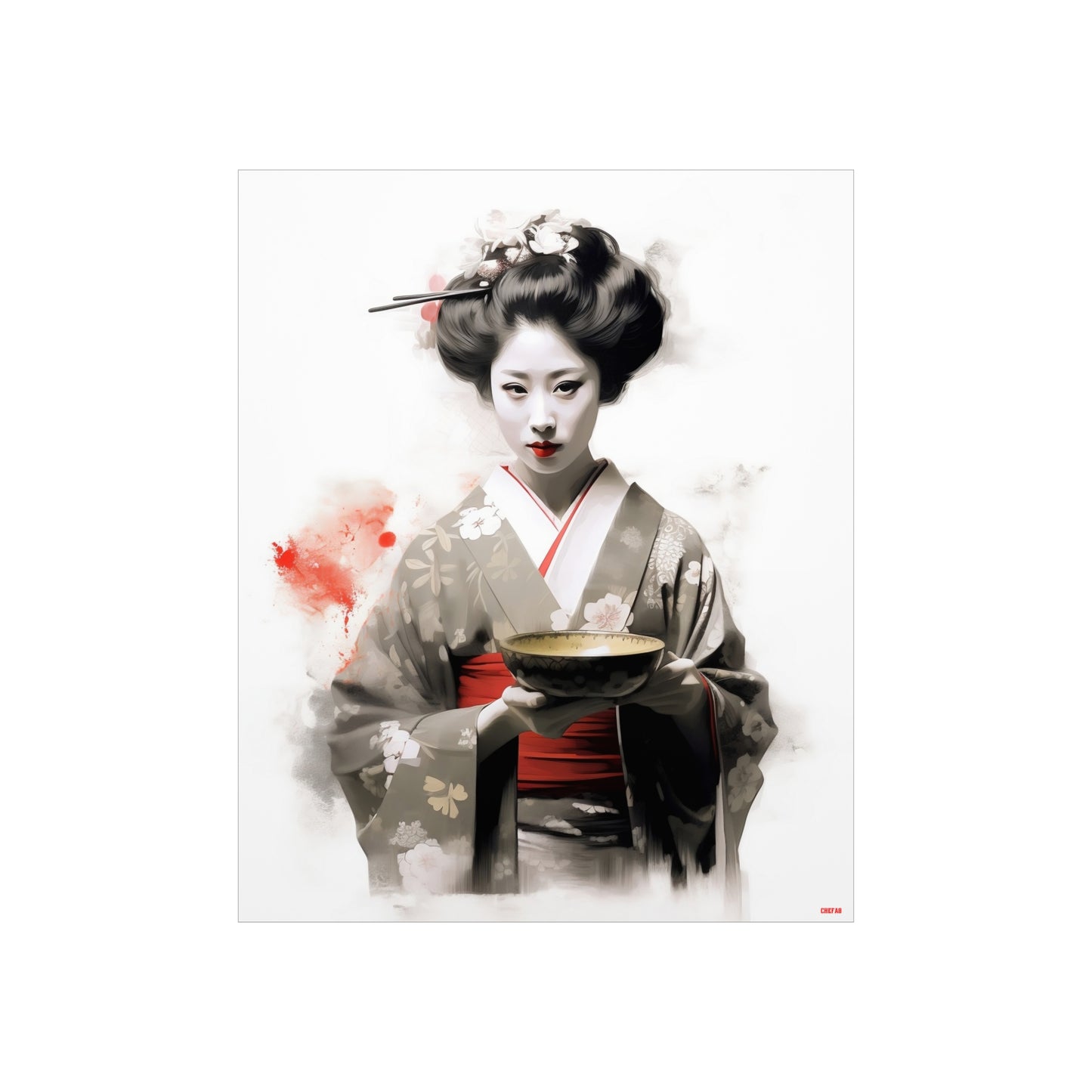 The Geisha, Premium Matte Vertical Posters