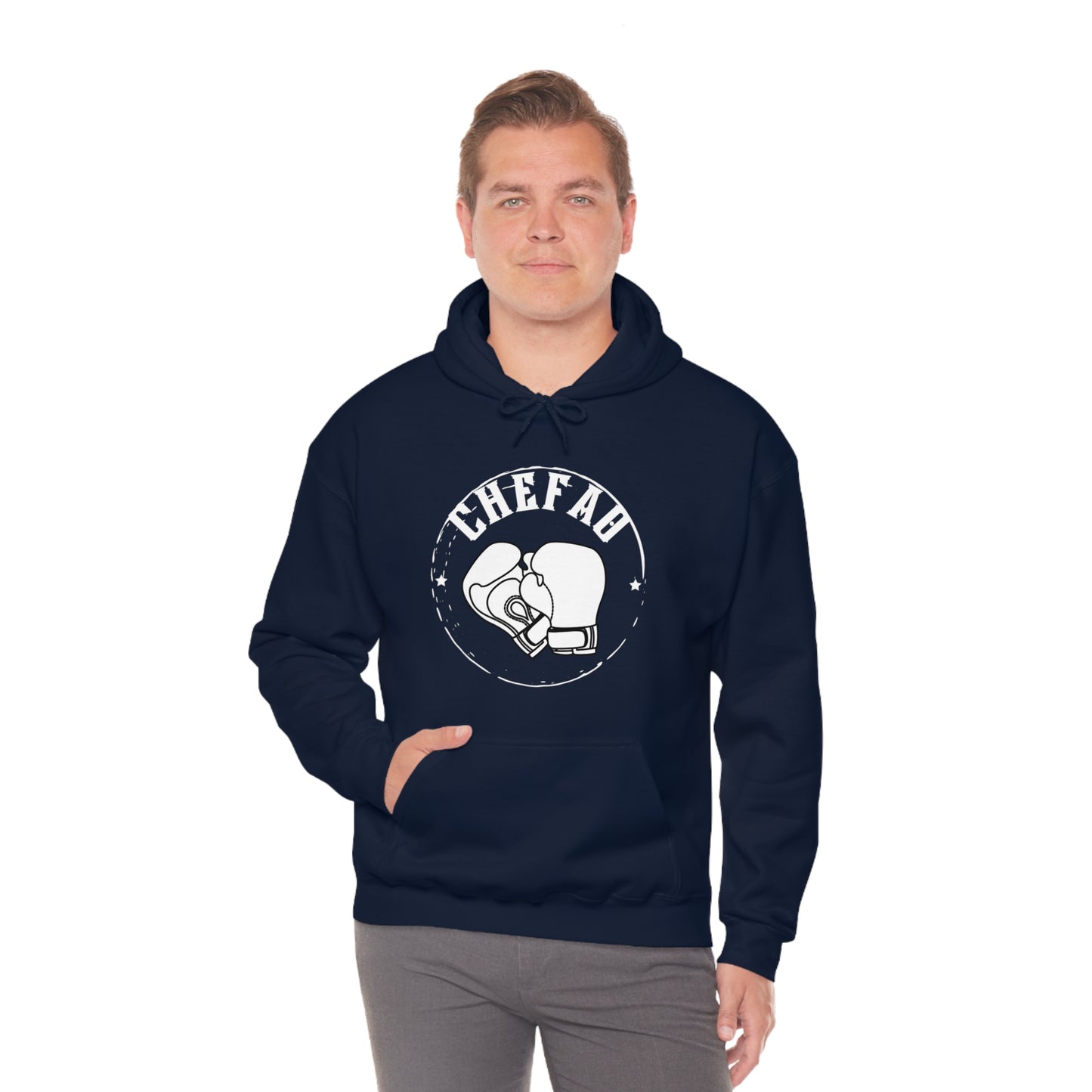 Chefao Boxing I, Unisex Heavy Blend Hooded Sweatshirt