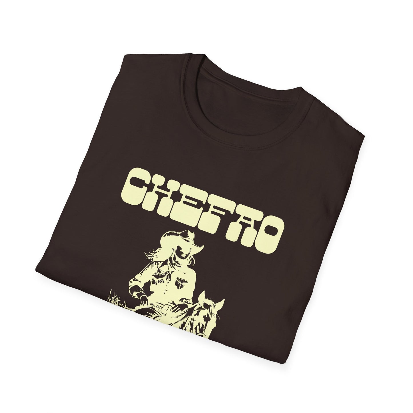 Chefao Cowgirl V, Unisex Softstyle T-Shirt