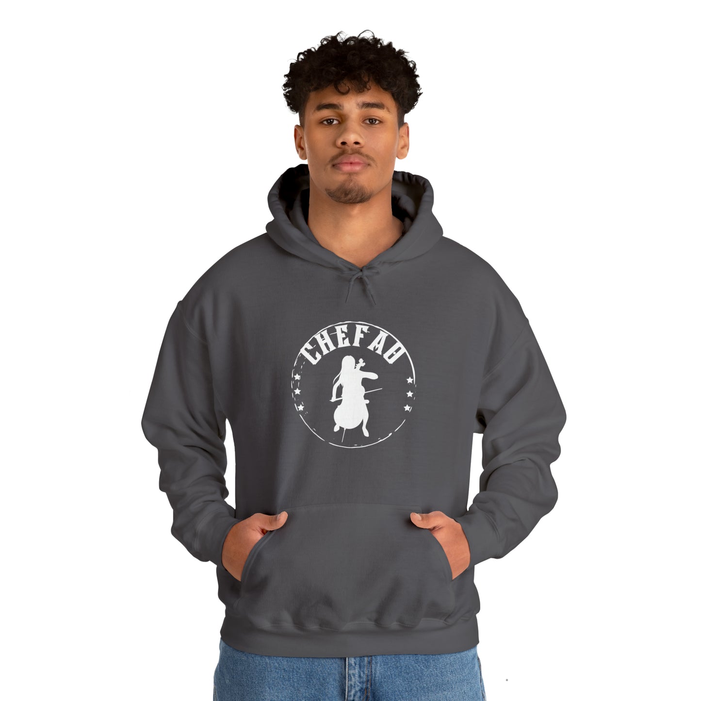 Chefao Cello I, Unisex Heavy Blend Hooded Sweatshirt