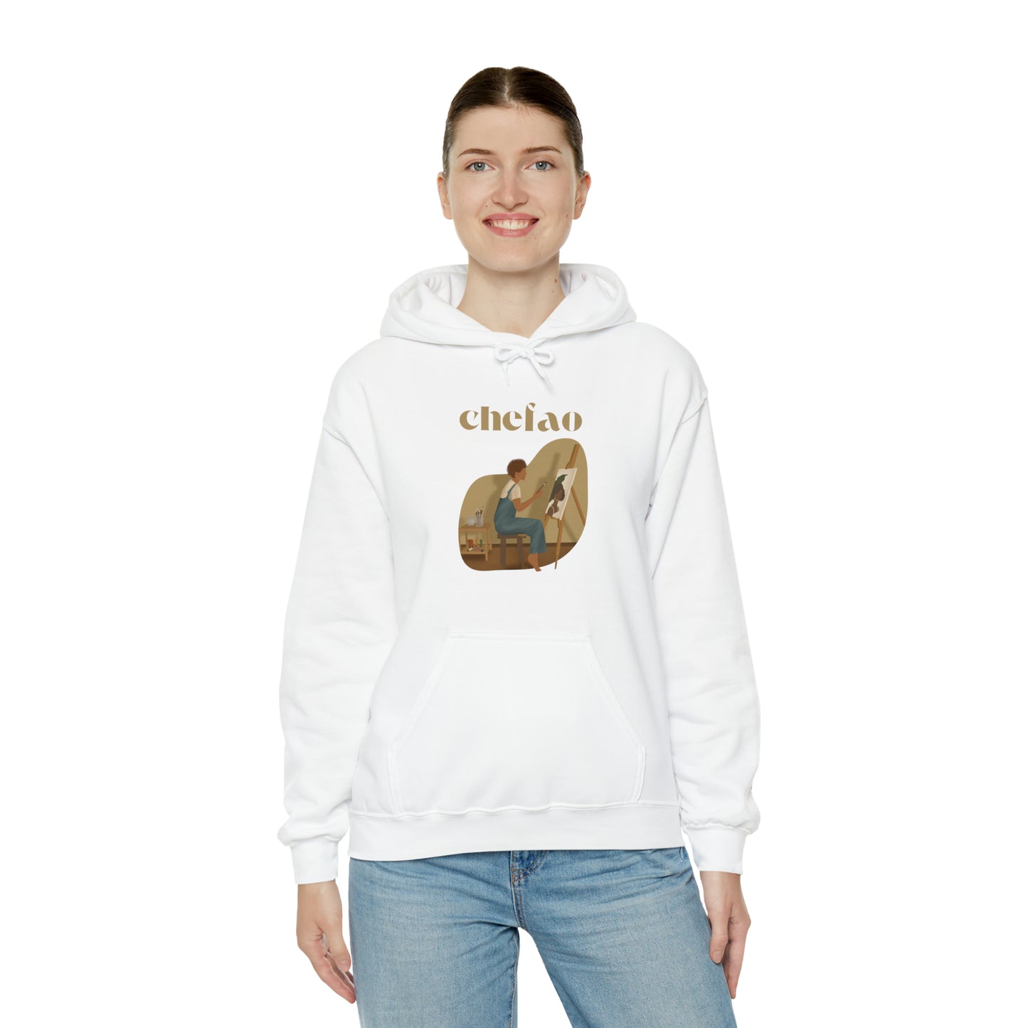 Chefao Artist I, Unisex Heavy Blend™ Hooded Sweatshirt