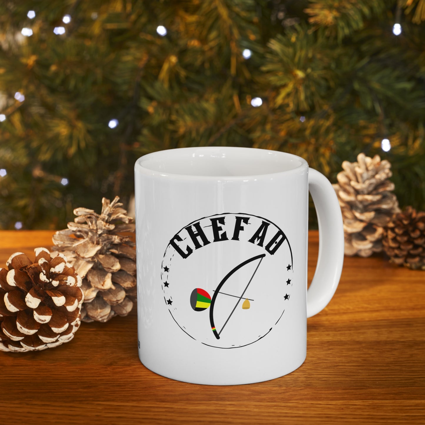 Chefao Berimbau I, White Coffee Mug, 11oz