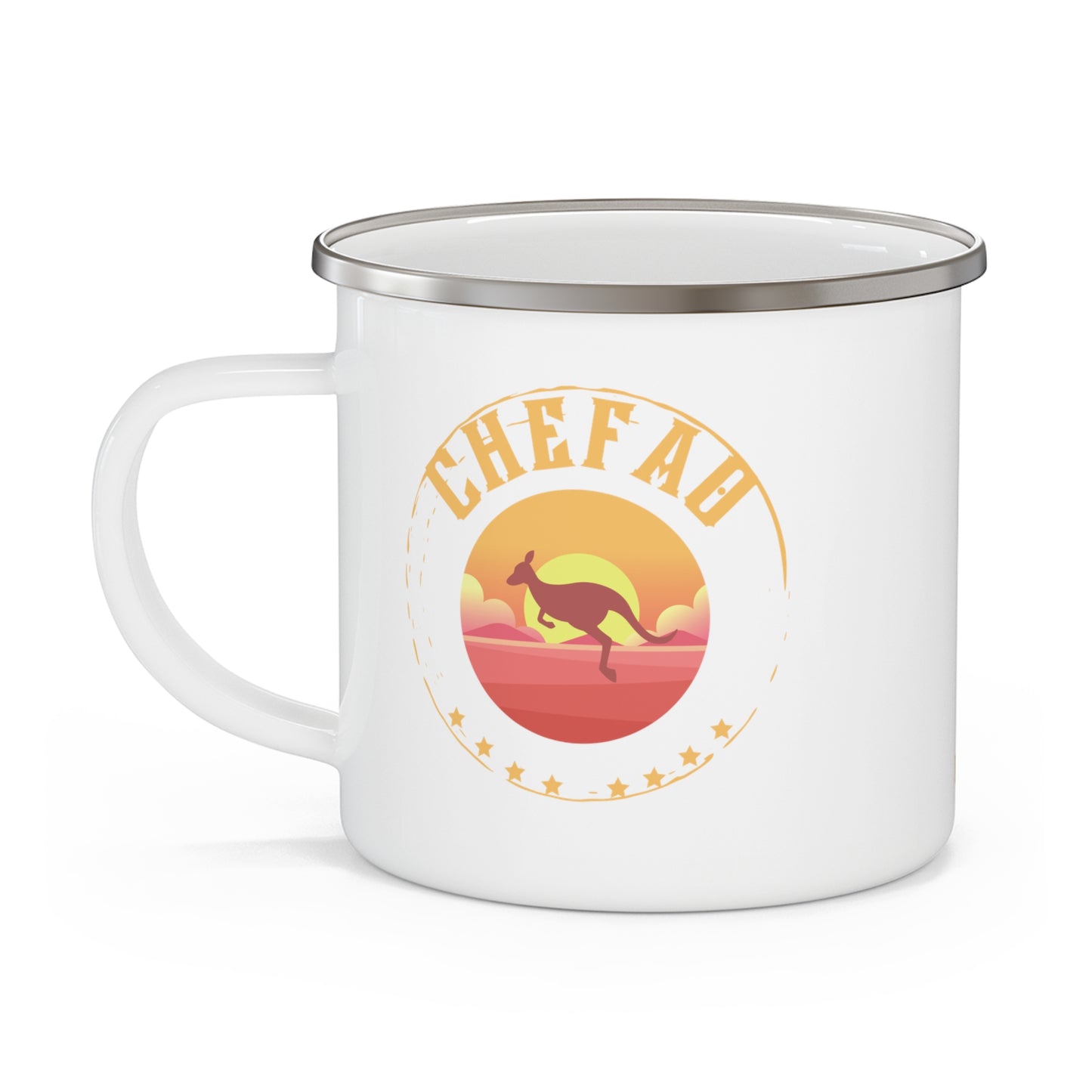 Chefao Kangaroo I, Enamel Camping Mug