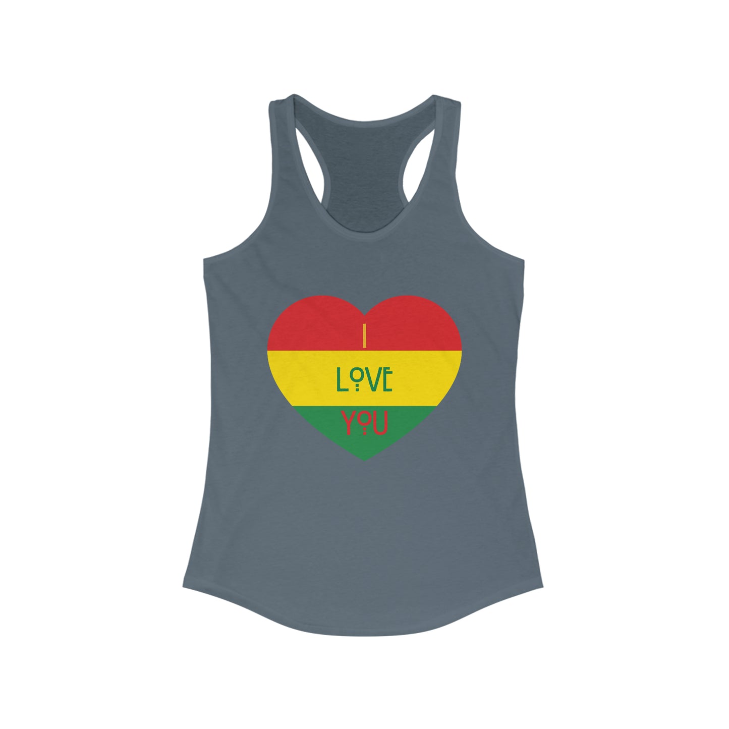 Chefao I Love You I, Women's Ideal Racerback Tank