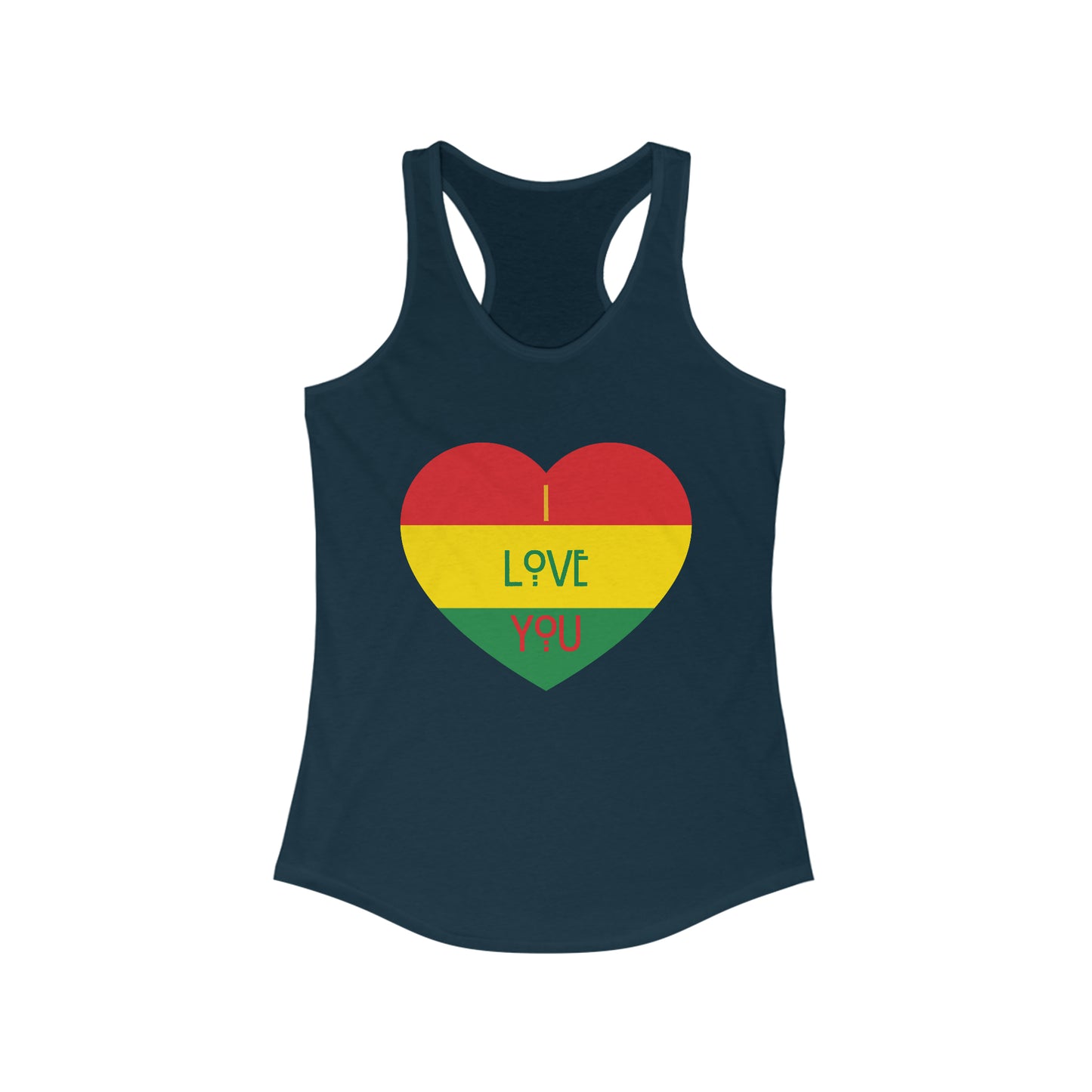 Chefao I Love You I, Women's Ideal Racerback Tank