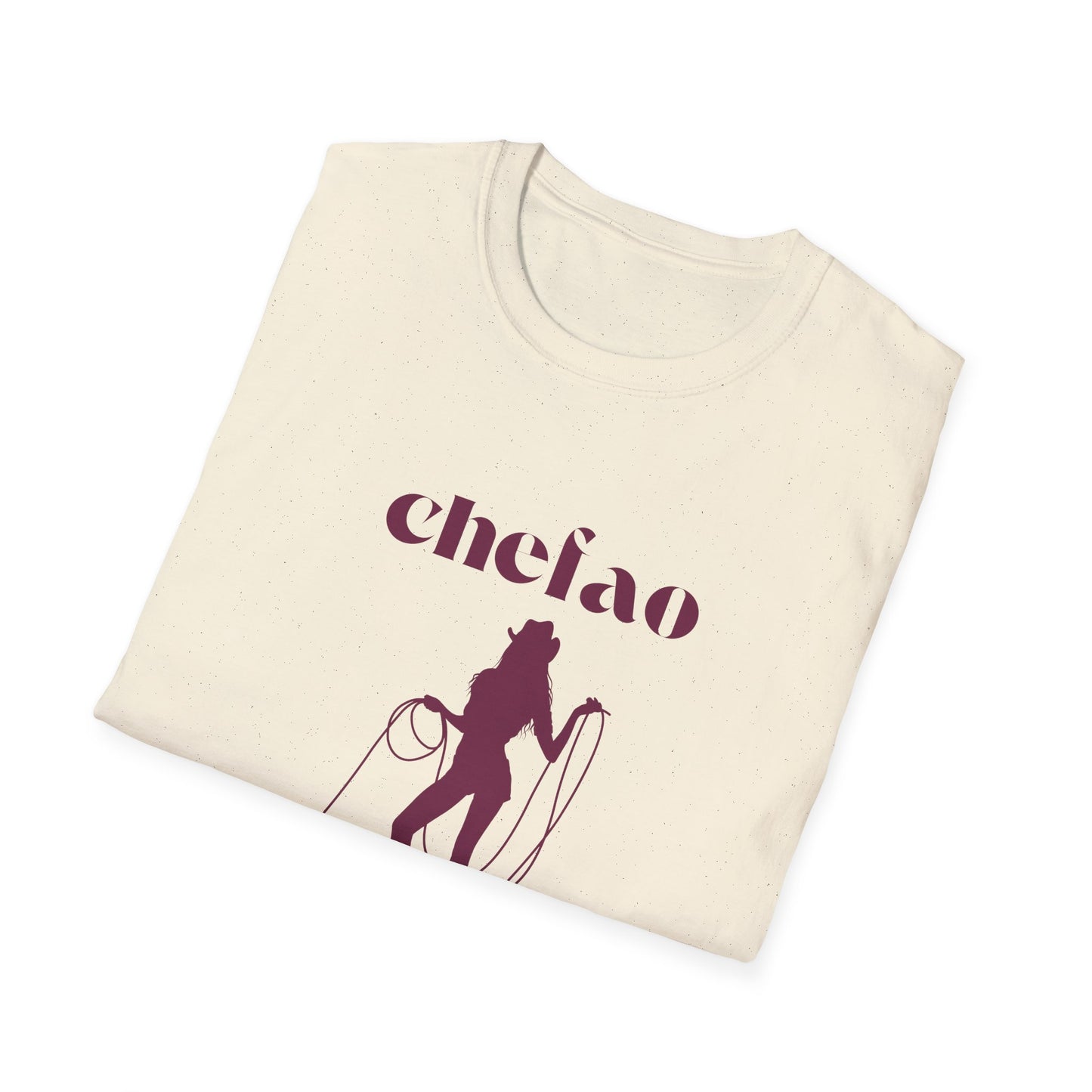 Chefao Cowgirl III, Unisex Softstyle T-Shirt