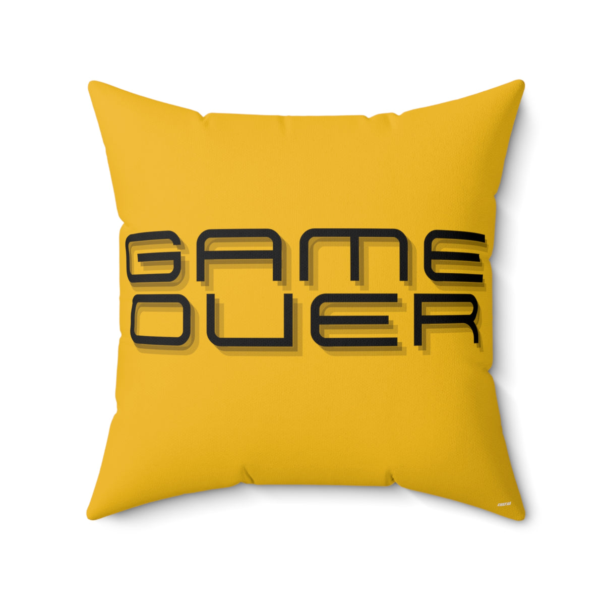 Start-Gameover, Spun Polyester Square Pillow