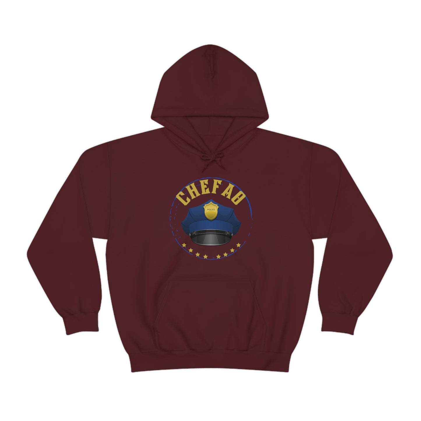 Chefao Police III, Unisex Heavy Blend Hooded Sweatshirt