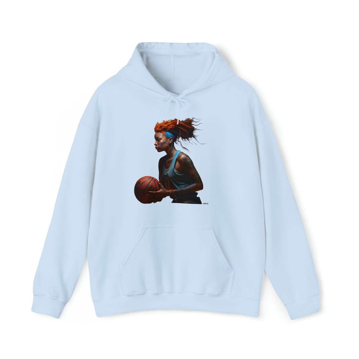 Basketball Flair, Unisex Heavy Blend Hooded Sweatshirt