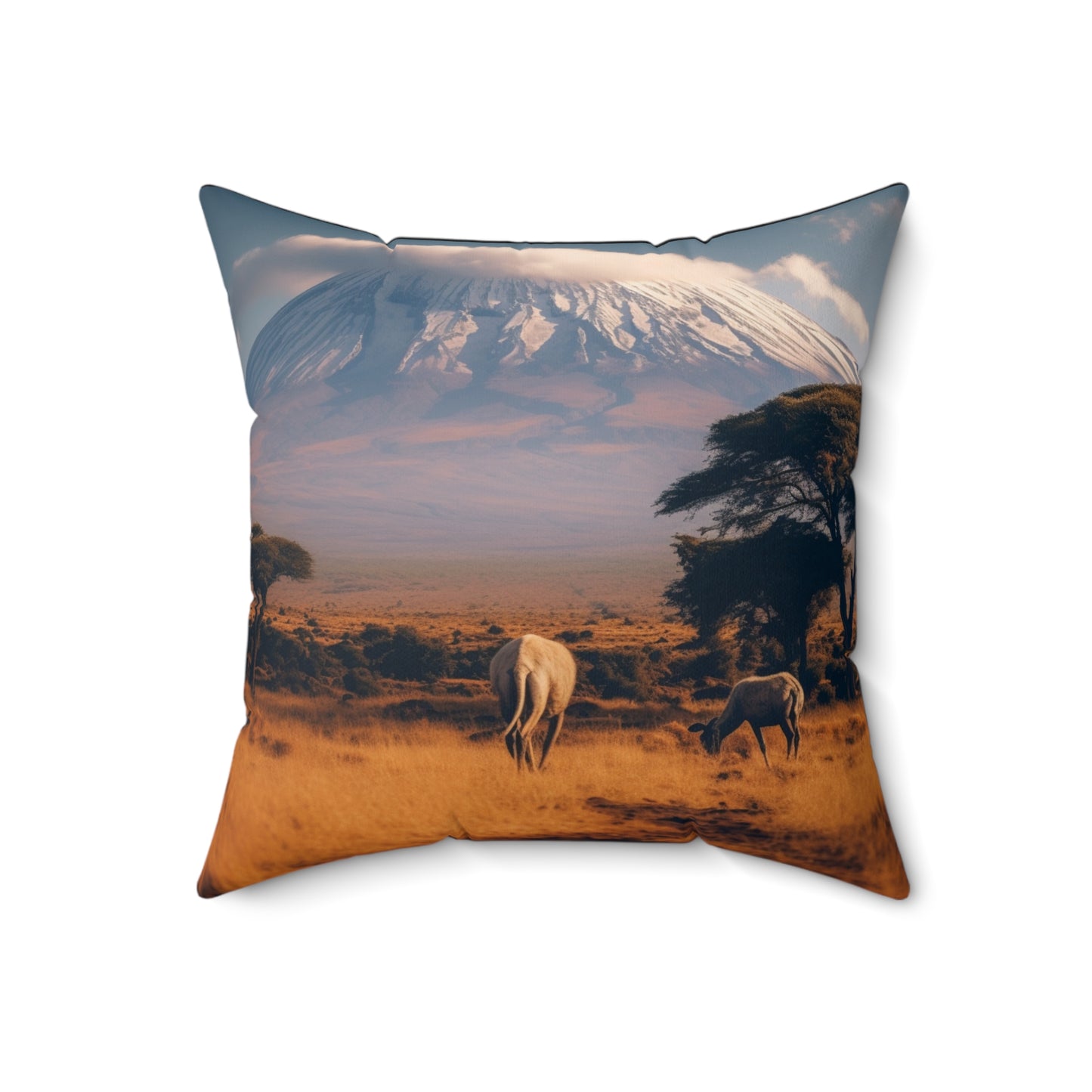 Kilimanjaro, Spun Polyester Square Pillow