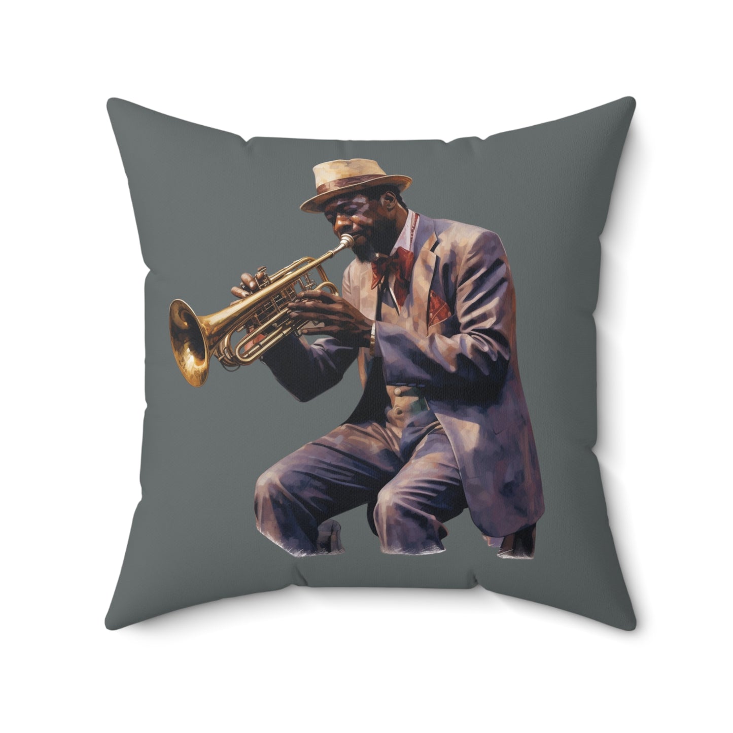 Jazz Great, Spun Polyester Square Pillow