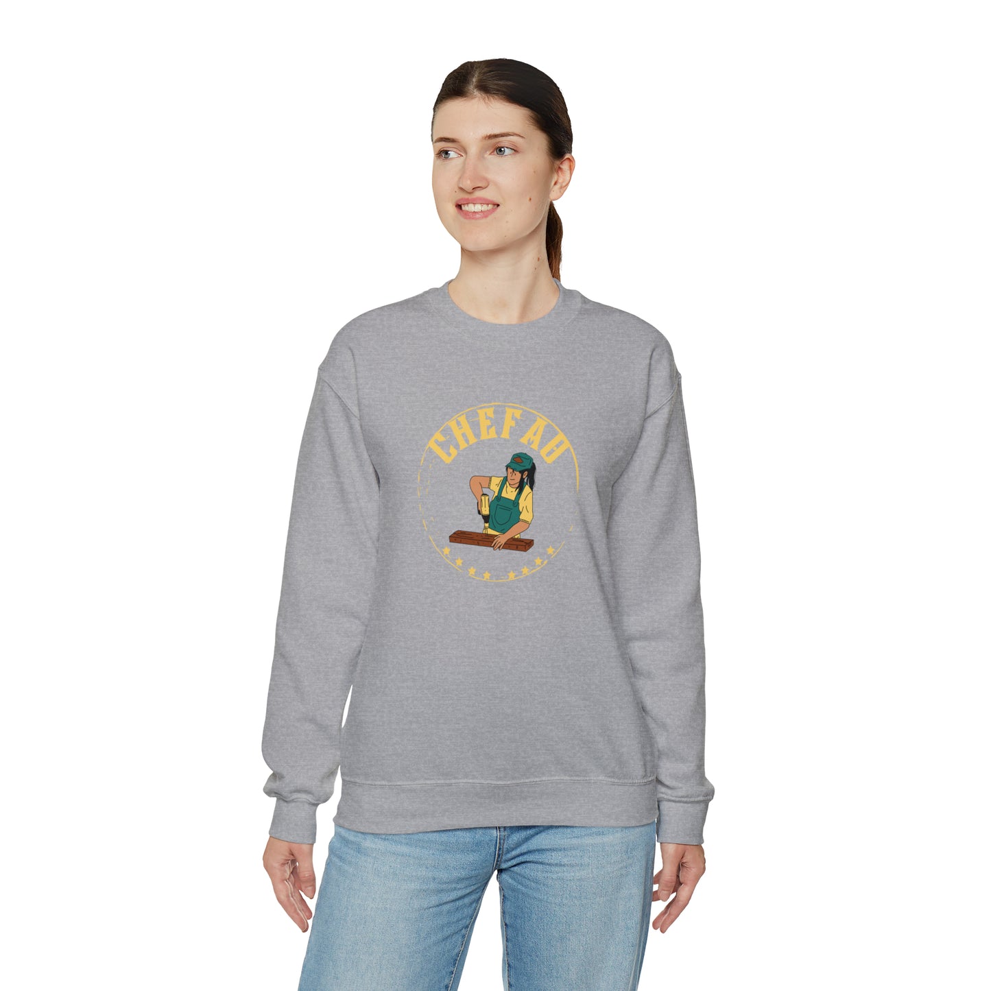 Chefao Carpenter I, Unisex Heavy Blend Crewneck Sweatshirt