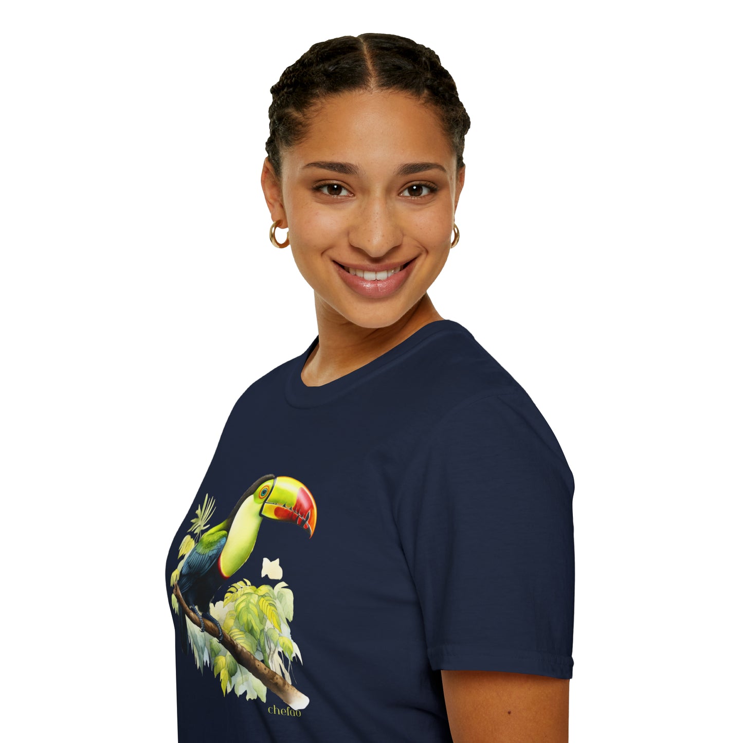 Keel Billed Toucan I,, Unisex Softstyle T-Shirt