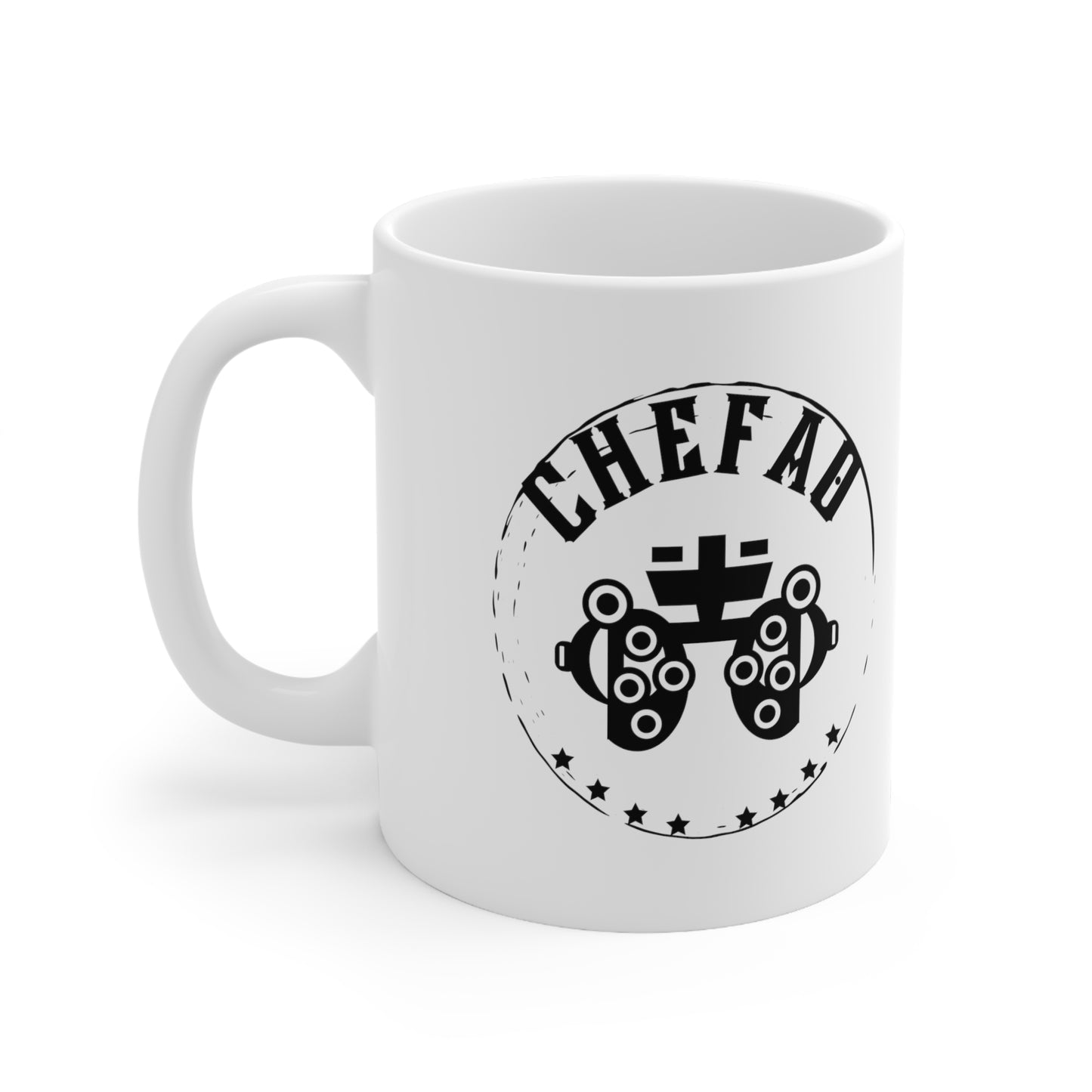 Chefao Ophthalmology II, White Coffee Mug, 11oz