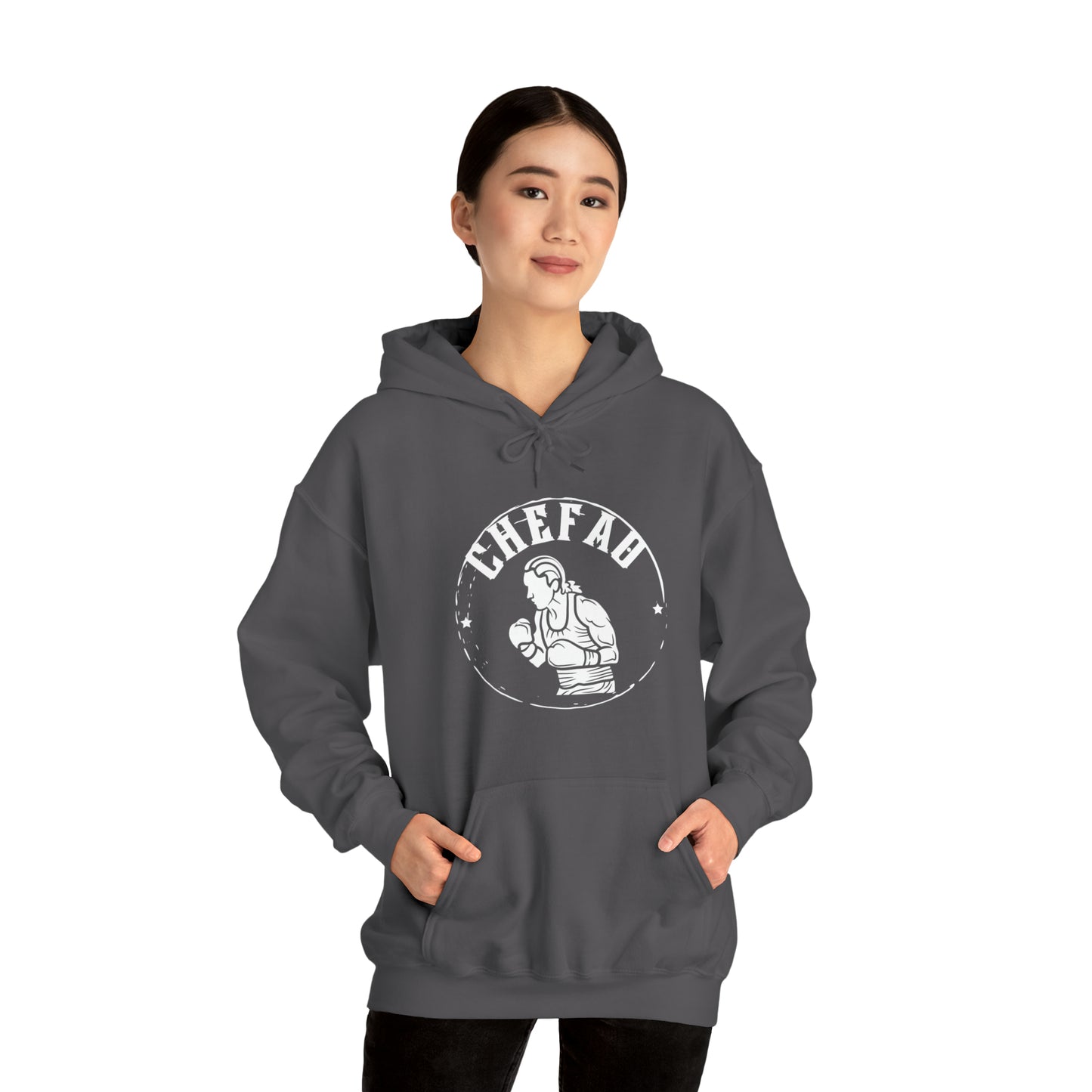 Chefao Boxer II, Unisex Heavy Blend Hooded Sweatshirt