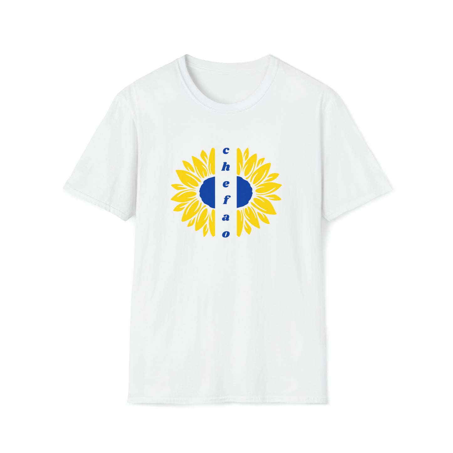 Chefao Sunflower II, Unisex Softstyle T-Shirt