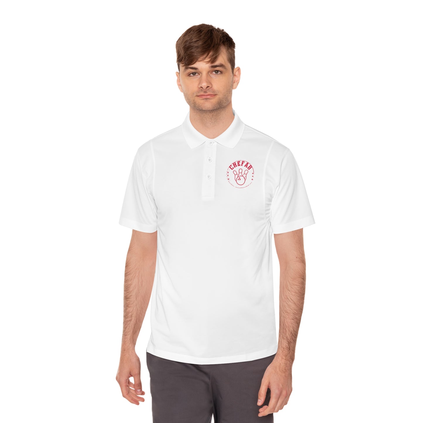 Chefao Bowling I, Men's Sport Polo Shirt