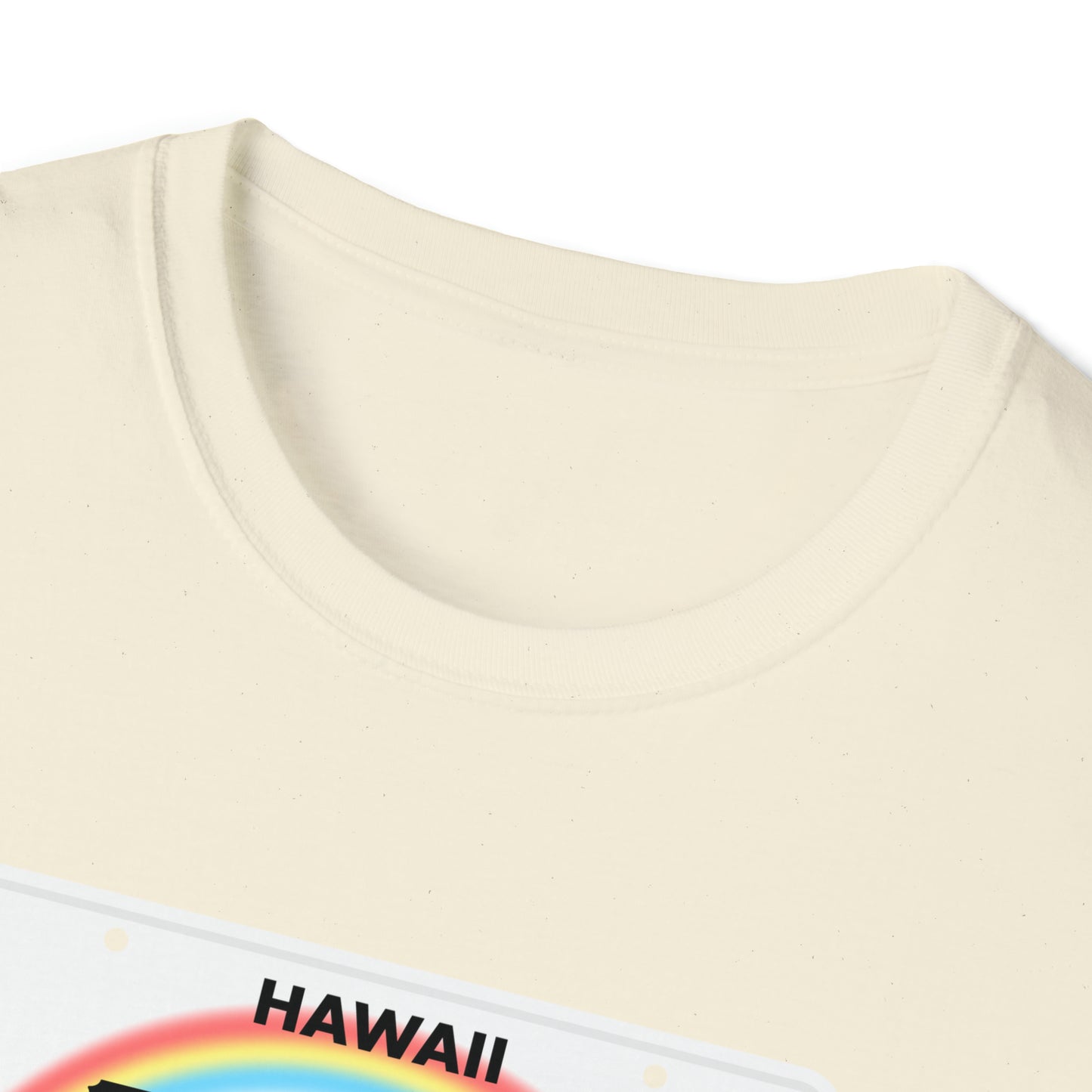 Chefao Hawaii License Plate I, Unisex Softstyle T-Shirt