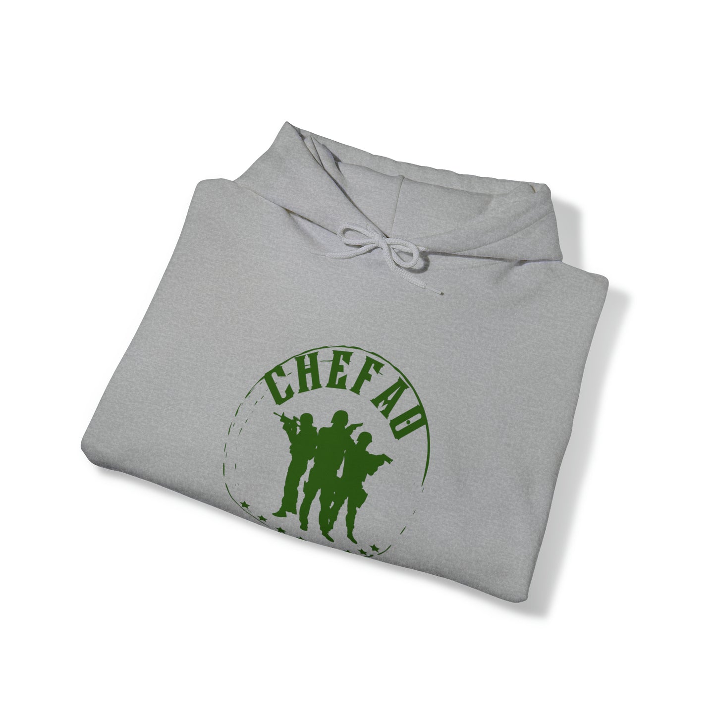 Chefao Military I, Unisex Heavy Blend Hooded Sweatshirt