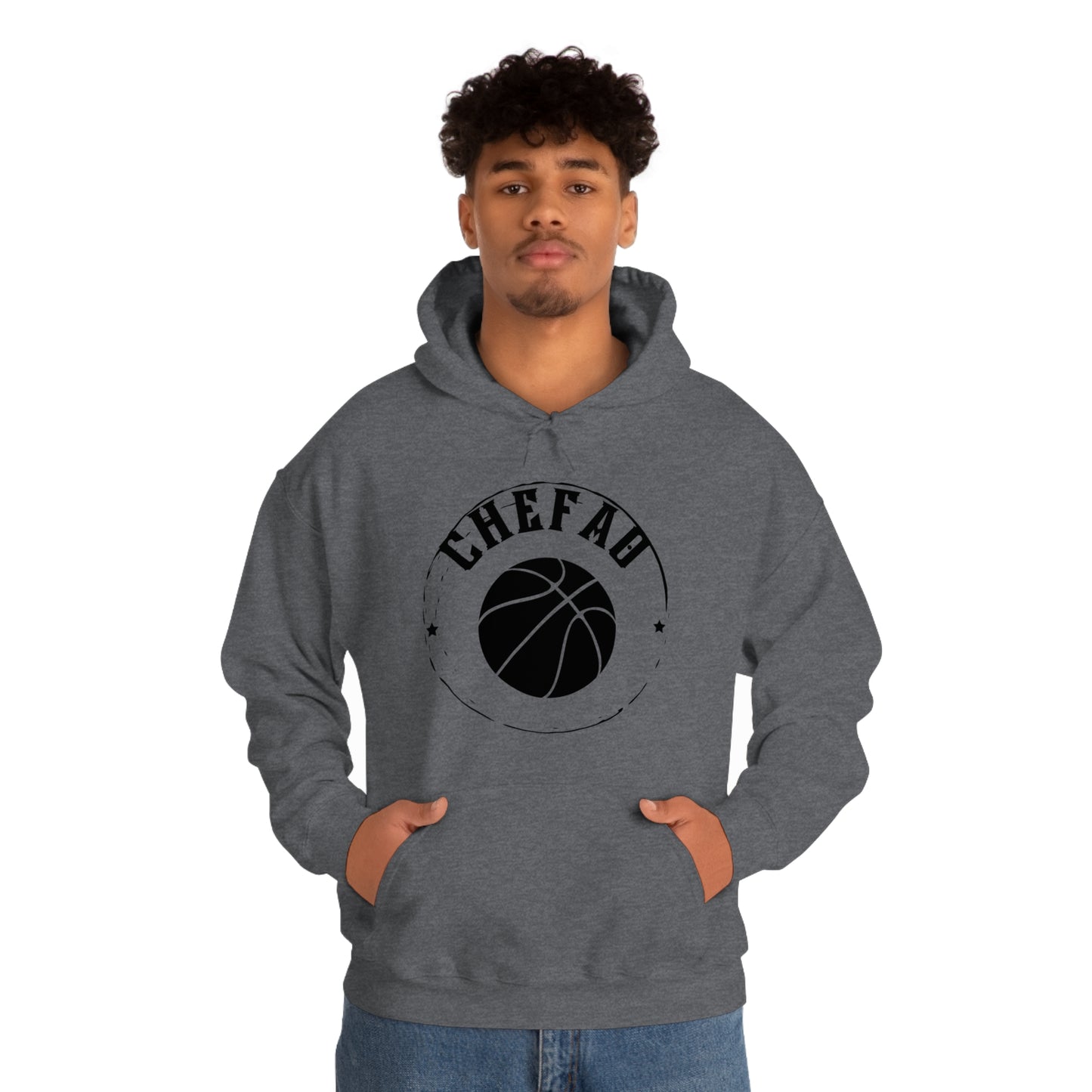 Chefao Basketball IV, Unisex Heavy Blend Hooded Sweatshirt