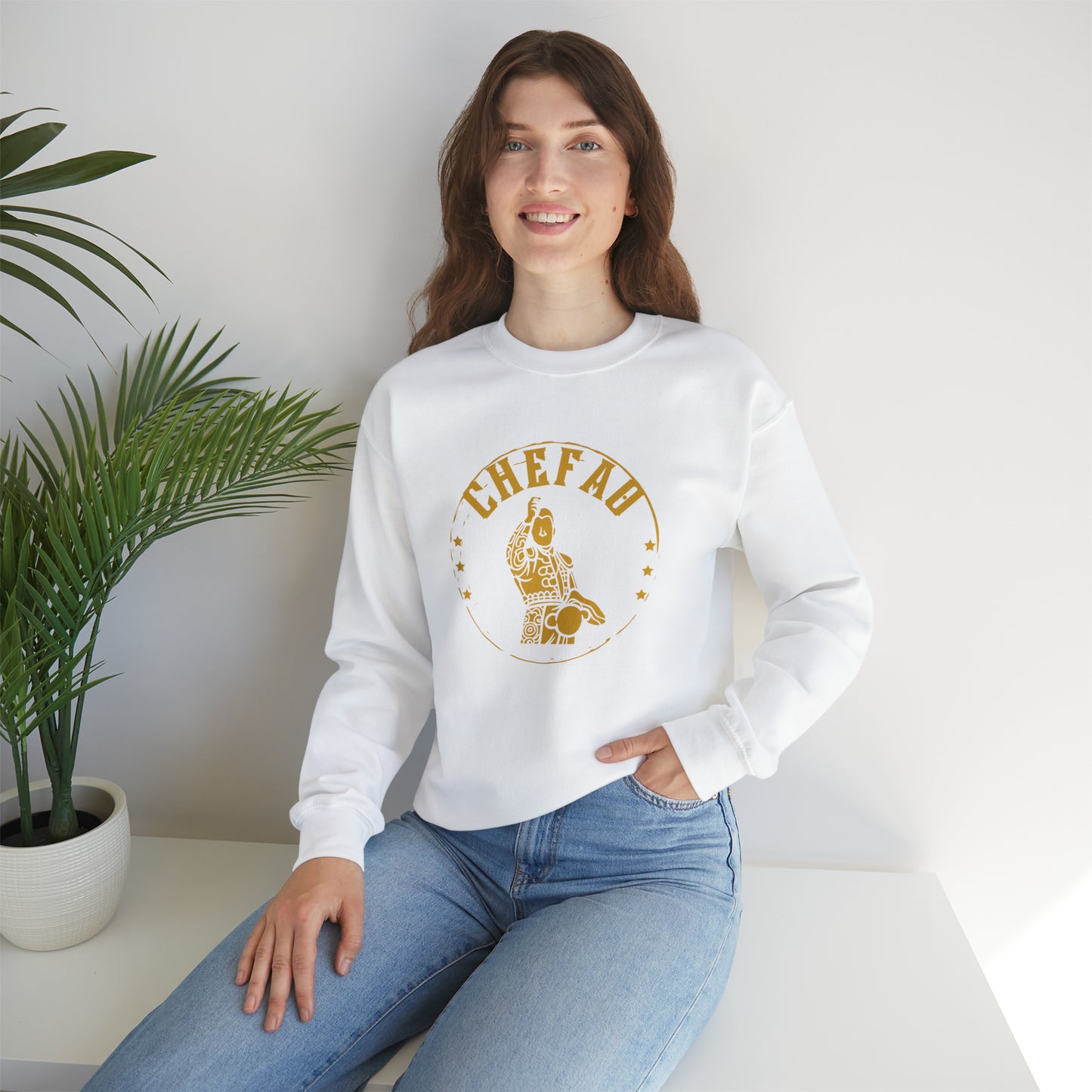 Chefao Bullfighter II, Unisex Heavy Blend Crewneck Sweatshirt