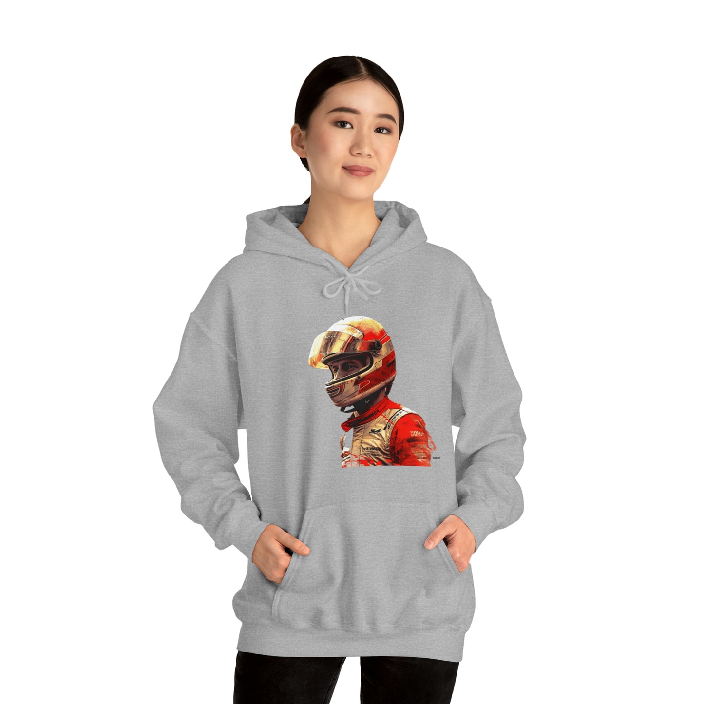 Racecar Driver, Unisex Heavy Blend Hooded Sweatshirt