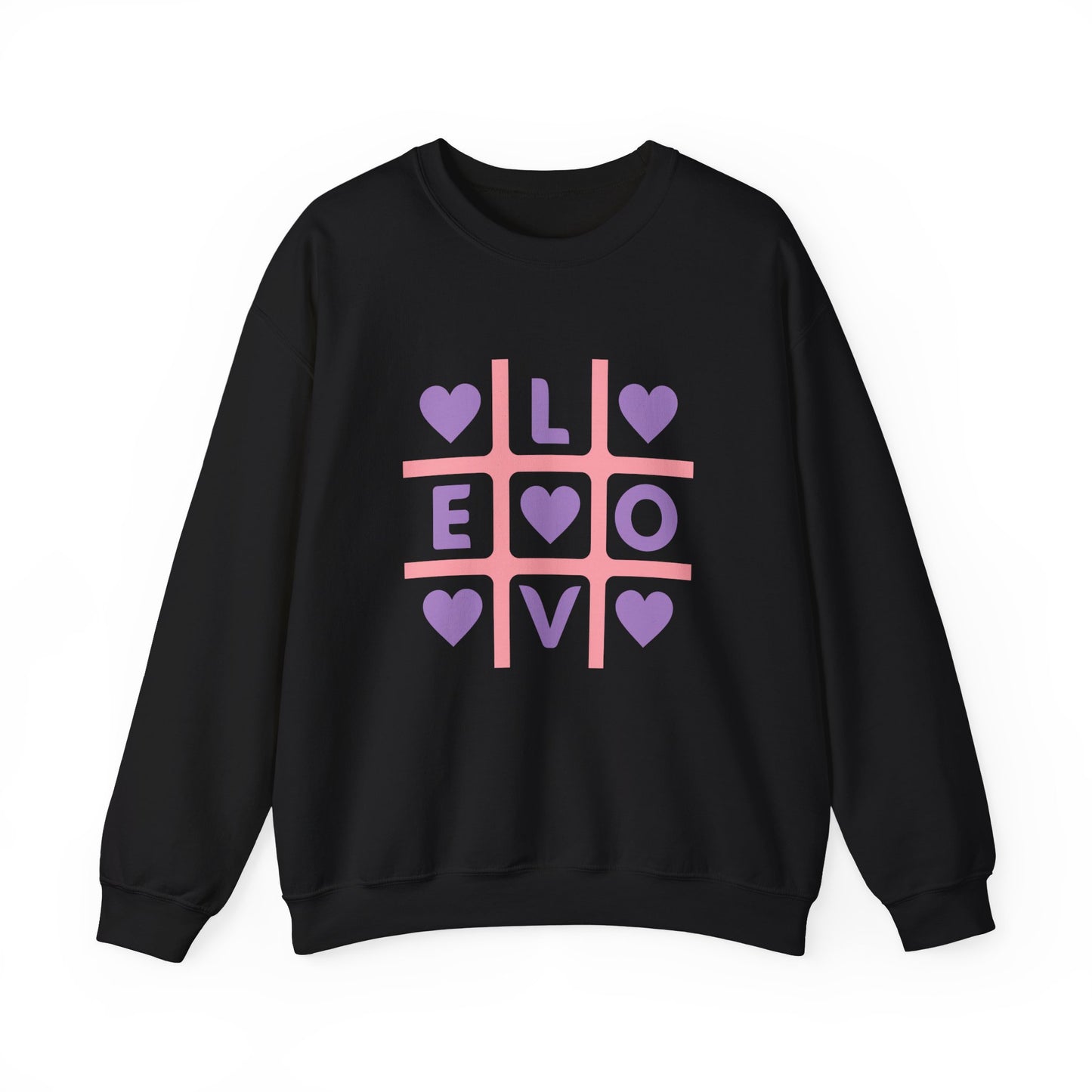 Chefao Love Tic Tac Toe I, Unisex Heavy Blend™ Crewneck Sweatshirt