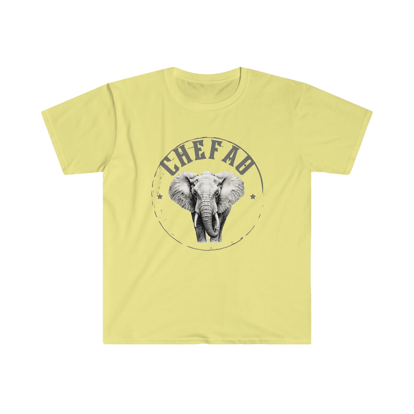 Chefao Elephant I, Unisex Softstyle T-Shirt