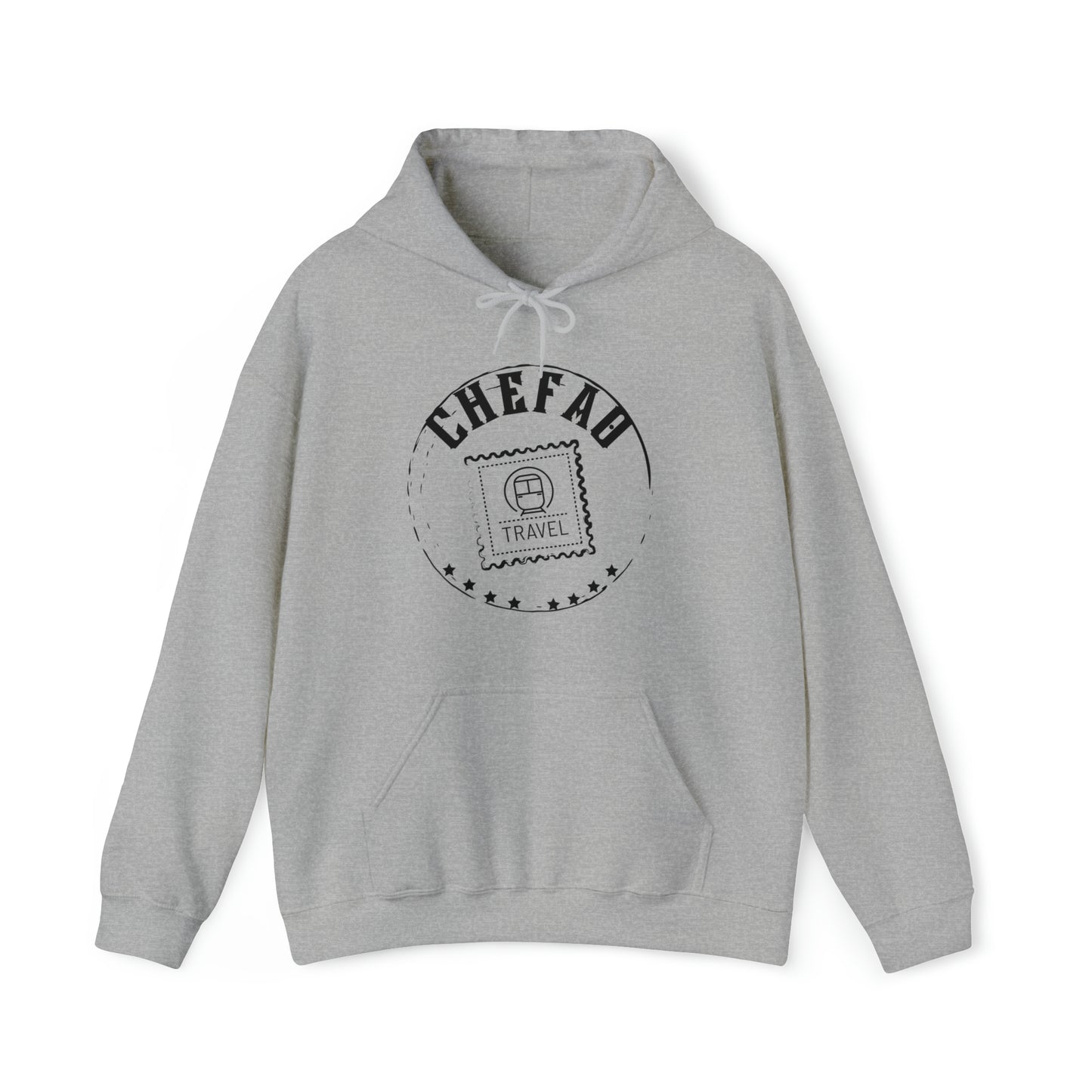 Chefao Travel II, Unisex Heavy Blend Hooded Sweatshirt