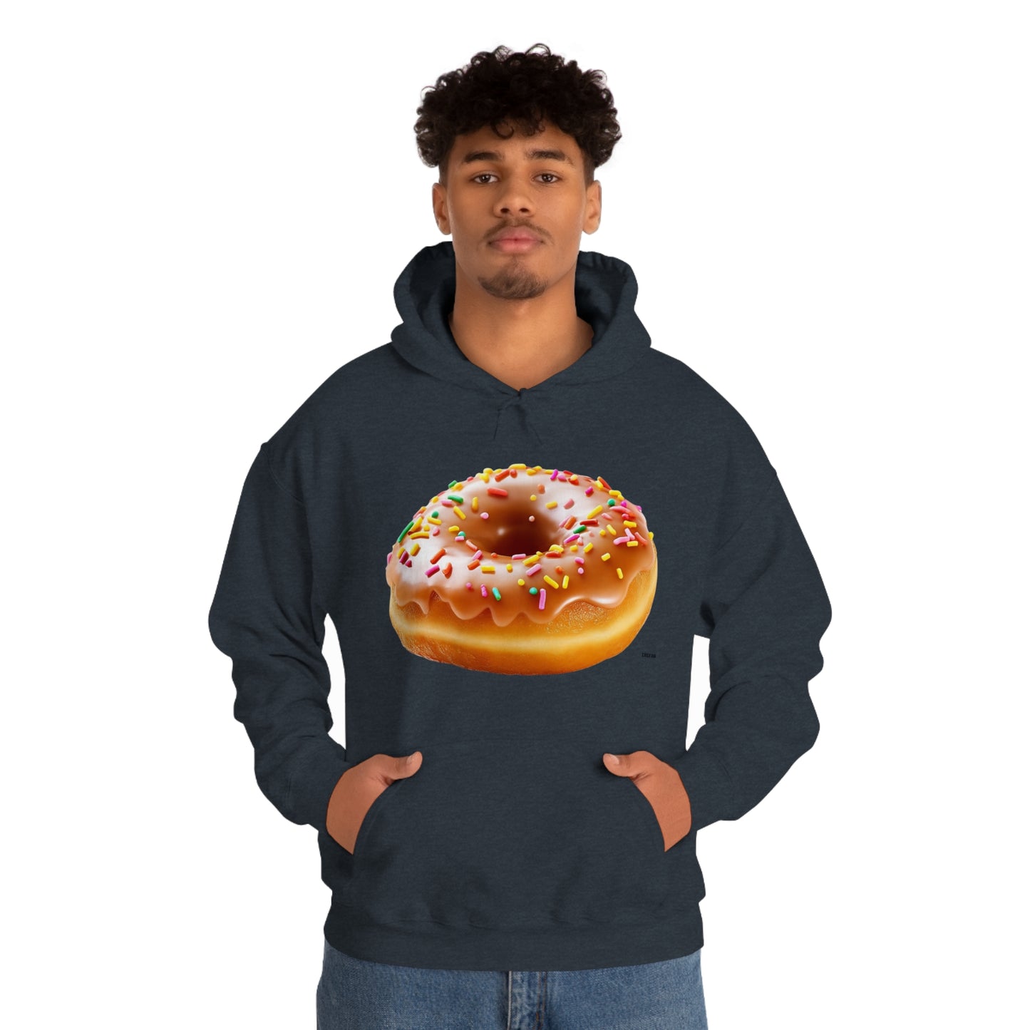 Sprinkled Donut, Unisex Heavy Blend Hooded Sweatshirt