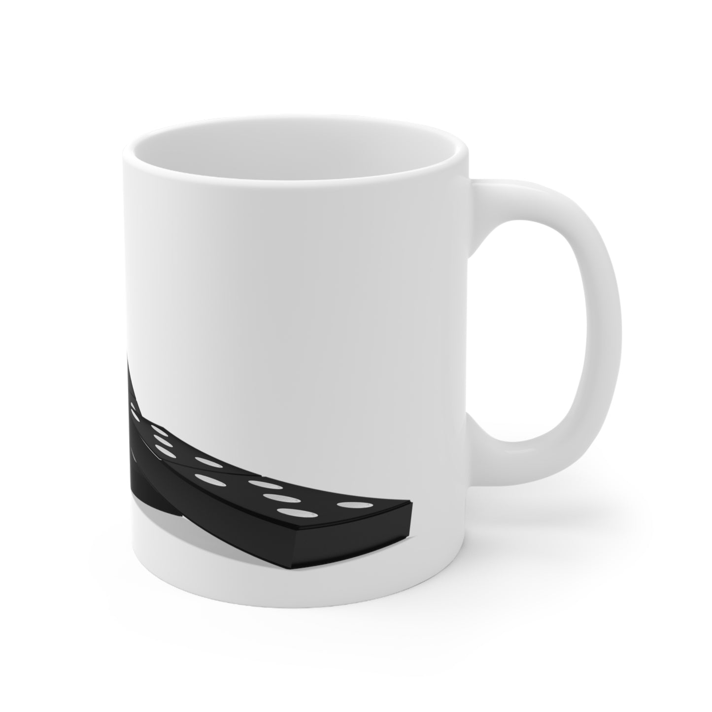 Dominoes I, White Coffee Mug, 11oz