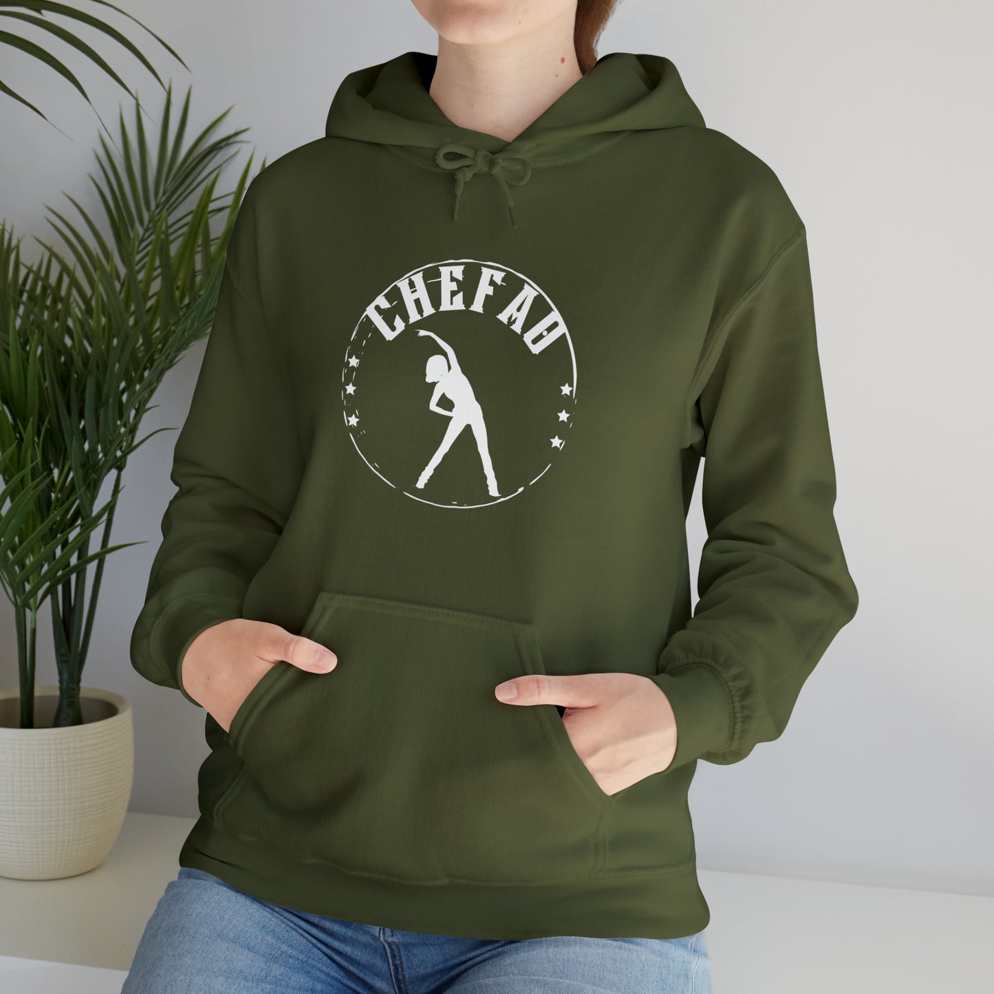 Chefao Aerobics I, Unisex Heavy Blend Hooded Sweatshirt