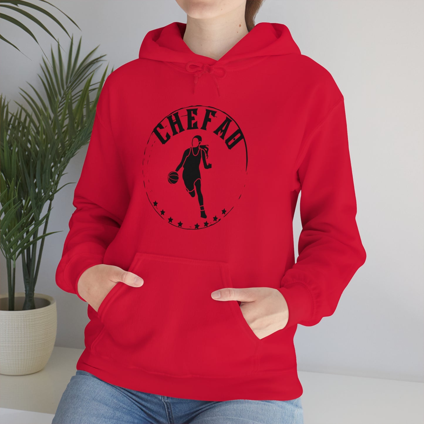 Chefao Basketball I, Unisex Heavy Blend Hooded Sweatshirt