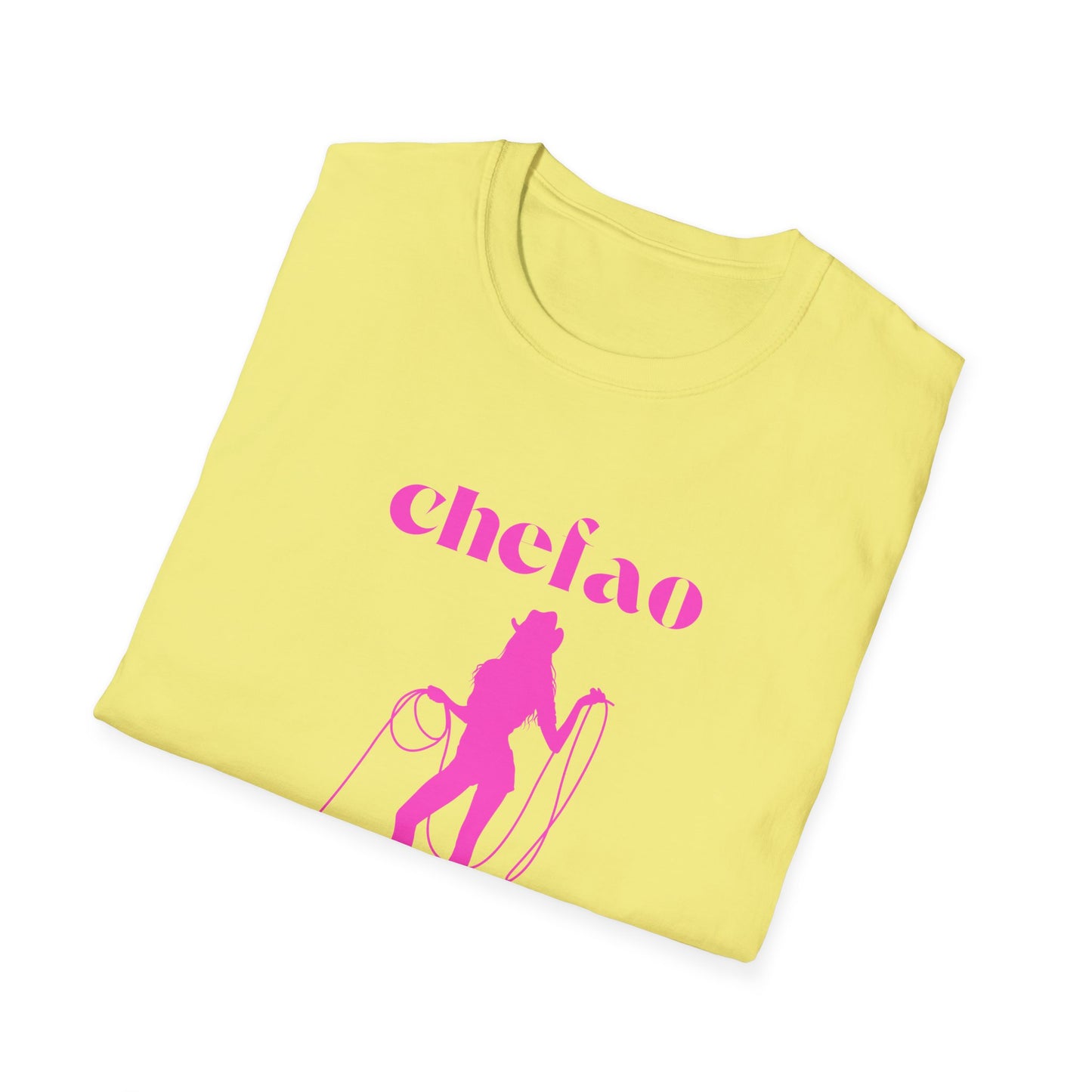 Chefao Cowgirl III, Unisex Softstyle T-Shirt