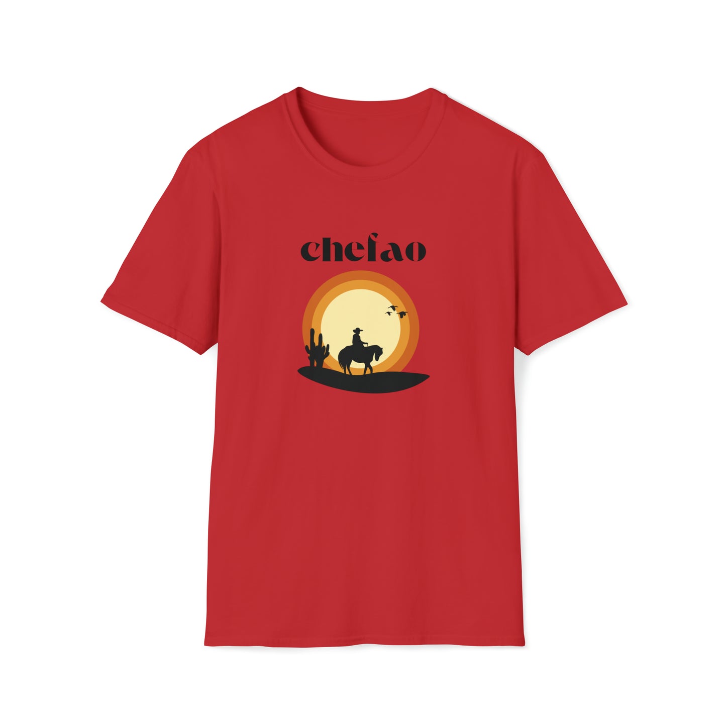 Chefao Cowboy VI, Unisex Softstyle T-Shirt